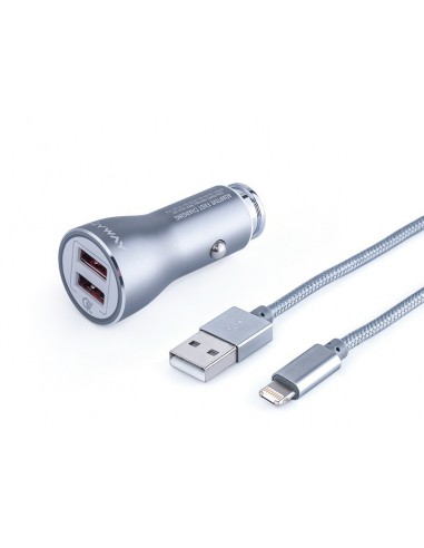 Ładowarka MyWay 12/24 2 USB QC kabel USB lightning