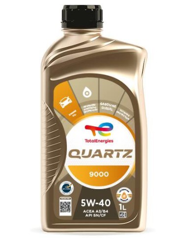 Olej 5w40 Total Quartz 9000 1l A3/B4 SN/CF