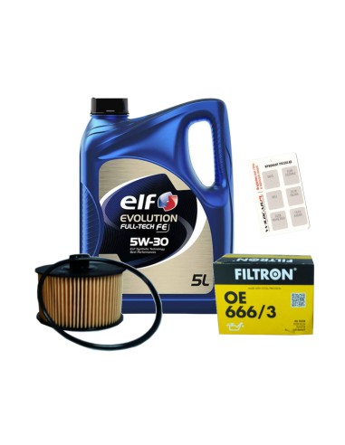 Filtr + olej 5w30  Smart ForFour  ForTwo 0.9 2014-