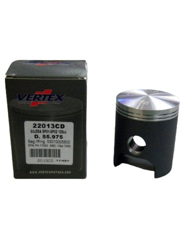 VERTEX TŁOK GILERA 125 (SP01, SP02) (55,975MM) (PIERŚCIENIE 53010005600 X 2 SZT)