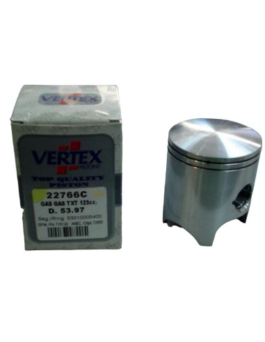 VERTEX TŁOK GAS GAS 125 TXT '02-'21 (53,96MM) (+0,01MM) (PIERŚCIENIE 53009805400 x 2 SZT.)