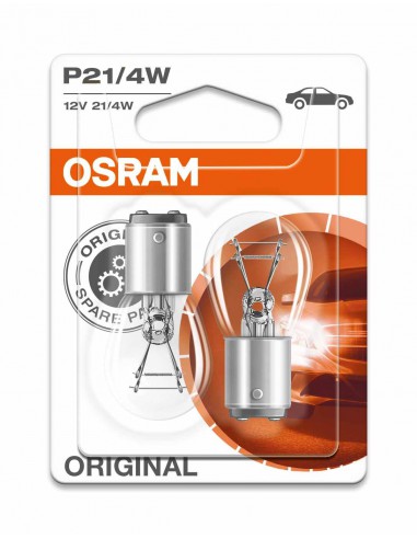 Żarówka BaZ15D 12V 21/4W OSRAM blister2 SZT