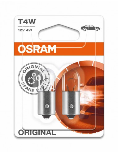 Żarówka Ba9S T4W 12V 4W OSRAM blister2 SZT