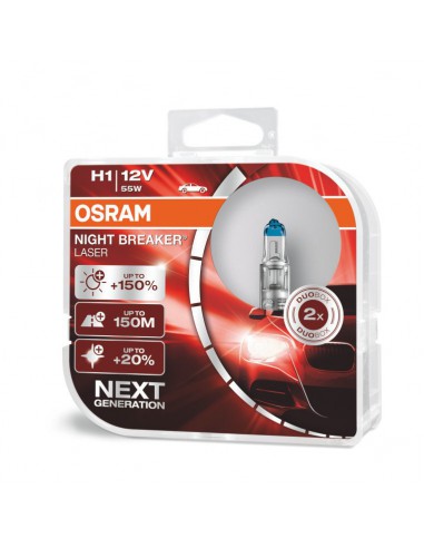 Żarówki H1 Osram Night Breaker Laser + 150%
