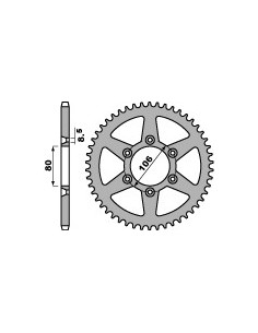 PBR WYPRZEDAZ ZĘBATKA TYLNA 3560 42 C45 APRILIA RX 125 (95-02