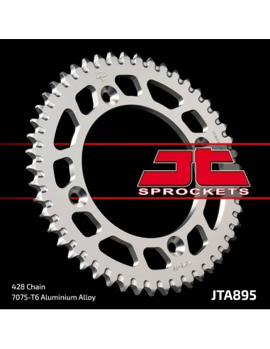 JT ZĘBATKA TYLNA 4486 50 ALUMINIOWA KTM SX 85 '04-'18, 105 XC '07-'11 (448650JTA) (ŁAŃC. 428)