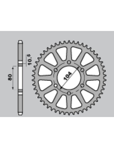 JR ZĘBATKA TYLNA 478 40 KAWASAKI ZX6R (05-13), Z750 (JTR478.40) (ŁAŃC. 520)