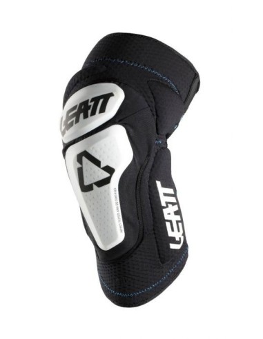 LEATT NAKOLANNIKI OCHRANIACZE KOLAN 3DF 6.0 KNEE GUARD KOLOR BIAŁY/CZARNY ROZMIAR S/M