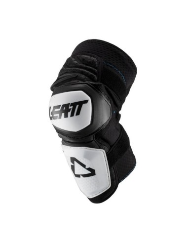 LEATT NAKOLANNIKI OCHRANIACZE KOLAN ENDURO KNEE GUARD WHITE/BLACK KOLOR CZARNY/BIAŁY ROZMIAR S/M