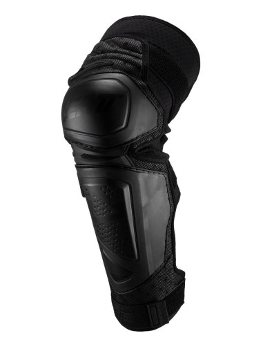 LEATT NAKOLANNIKI OCHRANIACZE KOLAN EXT KNEE AND SHIN GUARD BLACK KOLOR CZARNY ROZMIAR S/M