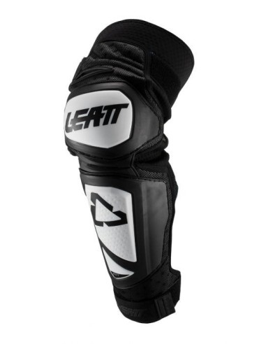 LEATT NAKOLANNIKI OCHRANIACZE KOLAN EXT KNEE AND SHIN GUARD WHITE/BLACK KOLOR BIAŁY/CZARNY ROZMIAR S/M