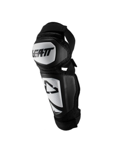 LEATT NAKOLANNIKI OCHRANIACZE KOLAN 3.0 EXT KNEE AND SHIN GUARD WHITE/BLACK KOLOR CZARNY/BIAŁY ROZMIAR S/M