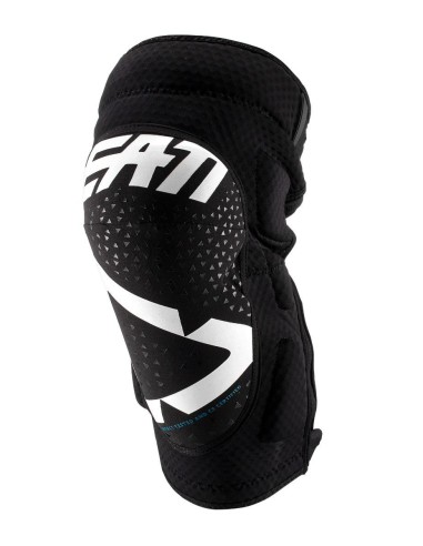 LEATT NAKOLANNIKI OCHRANIACZE KOLAN 3DF 5.0 ZIP KNEE GUARD WHITE/BLACK KOLOR BIAŁY/CZARNY ROZMIAR S/M