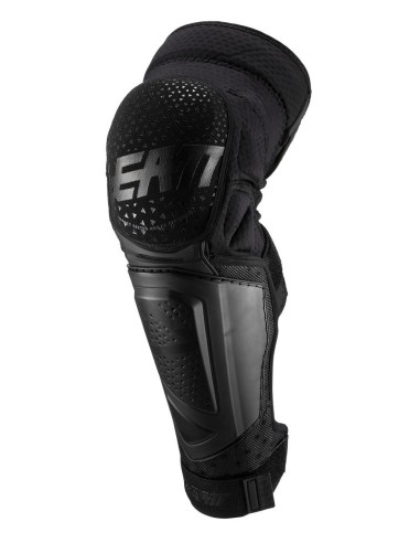 LEATT NAKOLANNIKI OCHRANIACZE KOLAN 3DF HYBRID EXT KNEE AND SHIN GUARD BLACK KOLOR CZARNY ROZMIAR S/M