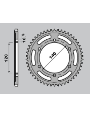 JR WYPRZEDAŻ ZĘBATKA TYLNA 5301 40 KAWASAKI ZX-6R '95-'97, W 650 '00-'06, ZR 750 '91-'04, GSX-R 600 '97-'00, GSX-R 750 '98-'99