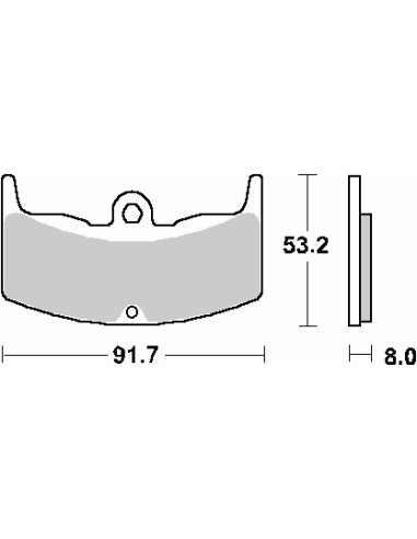 SBS PROMOCJA KLOCKI HAMULCOWE KH80 STREET STANDART CERAMIC KOLOR CZARNY