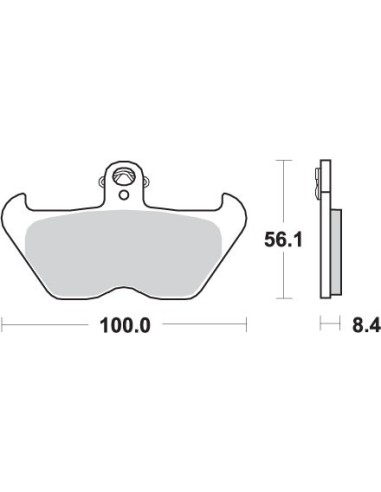 SBS KLOCKI HAMULCOWE KH407 / KH246 STREET PERFORMANCE (EXCEL) SINTER KOLOR ZŁOTY PASUJE DO: BMW K1200, R850/1100/1150/1200 PRZÓD