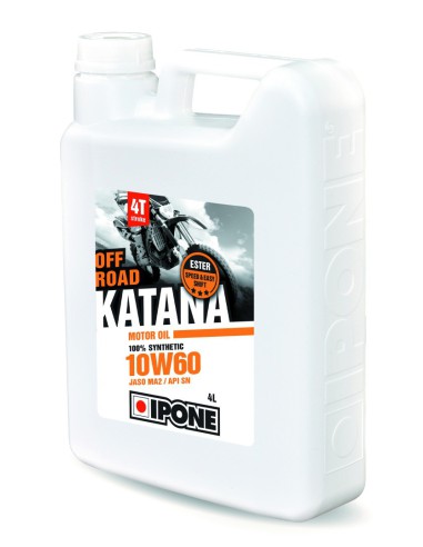 IPONE KATANA OFF ROAD 10W60 OLEJ SILNIKOWY 100% SYNTETYK 4L (ESTER, MA2) (IP1109) (AKC) (6)