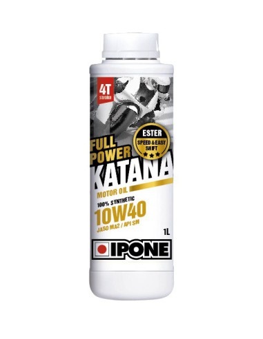 IPONE FULL POWER KATANA 10W40 OLEJ SILNIKOWY 100 % SYNTETYK 1L (ESTER, MA2) (AKC) (15)