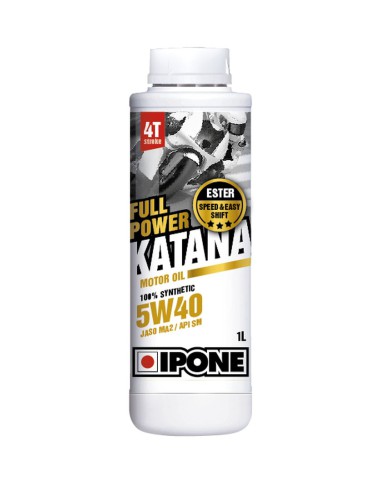 IPONE FULL POWER KATANA 5W40 OLEJ SILNIKOWY 100% SYNTETYK 1L (ESTER, MA2) ZALECANY DO BMW (AKC) (15)