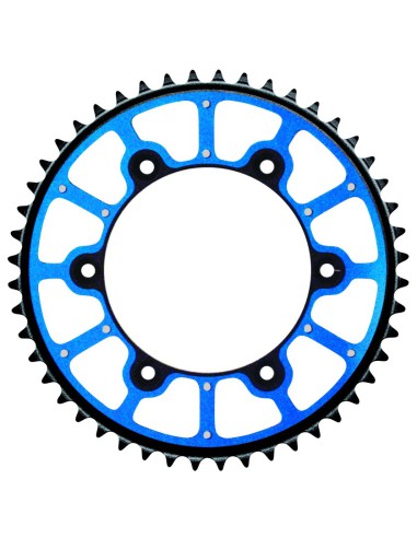 GROSSKOPF WYPRZEDAŻ ZĘBATKA TYLNA PRO EXTREME (STALOWO-ALUMINIOWA - DUAL RING / STEALTH) KOLOR NIEBIESKI 808 48 (80848) SUZUKI