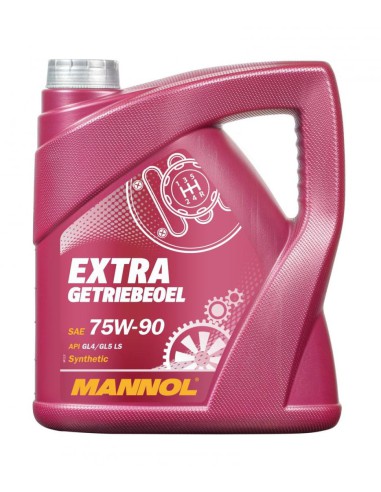 MANNOL EXTRA GETRIEBEOEL 75W90 API GL4/GL5 LS- OLEJ PRZEKŁADNIOWY SYNTETYCZNY 4L (75W-90)