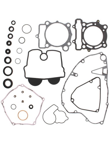 WINDEROSA (VERTEX) KOMPLET USZCZELEK KAWASAKI KXF 250 04-05, SUZUKI RMZ 250 04-06 (Z USZCZELNIACZAMI SILNIKOWYMI)