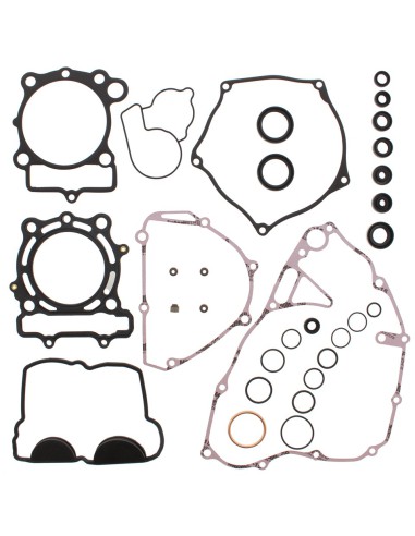 WINDEROSA (VERTEX) KOMPLET USZCZELEK KAWASAKI KXF 250 '09-'16 (Z USZCZELNIACZAMI SILNIKOWYMI) (KX250F)