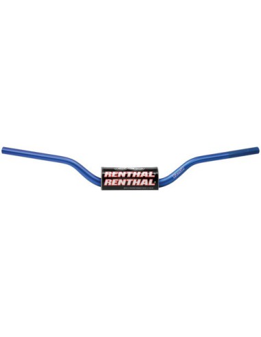 RENTHAL KIEROWNICA 1,1/8 CALA (28,6MM) MX FATBAR HANDLEBAR BLUE KTM HIGH PADDED KOLOR NIEBIESKI Z GĄBKĄ