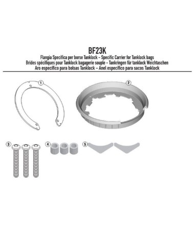 KAPPA MOCOWANIE TANKLOCK YAMAHA MT 09 850 TRACER (15-16)