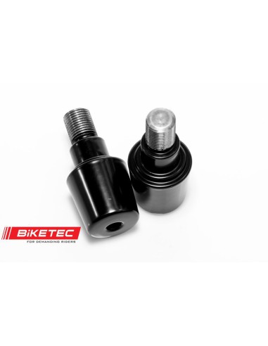 BIKETEC KOŃCÓWKI/CIĘŻARKI KIEROWNICY YAMAHA (PATRZ OPIS DODATKOWY) KOLOR CZARNY 2408040000, OEM: 51J-26246-01-00