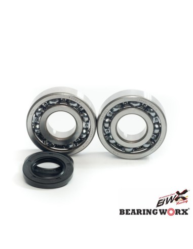 BEARING WORX ŁOŻYSKA WAŁU KORBOWEGO Z USZCZELANIACZAMI KAWASAKI KX 500 '83-'04 (NTN) (MADE IN JAPAN) (24-1011)