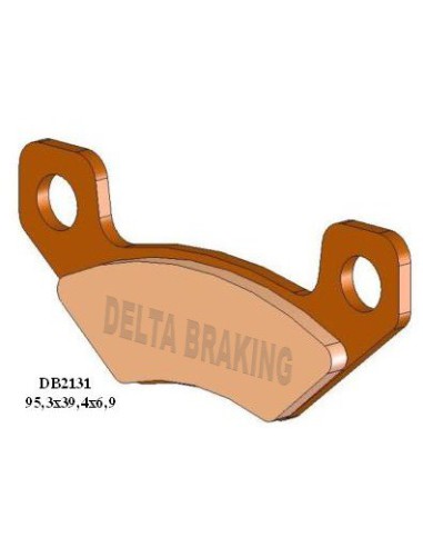 DELTA BRAKING KLOCKI HAMULCOWE KH398 CAN-AM DS 450 '08-'14 TYŁ - ZASTĘPUJĄ DB2131MX-D ORAZ DB2131QD-D