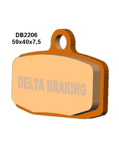 DELTA BRAKING KLOCKI HAMULCOWE KH612 KTM SX85 `12-20 PRZÓD - ZASTĘPUJĄ DB2206MX-D ORAZ DB2206QD-D