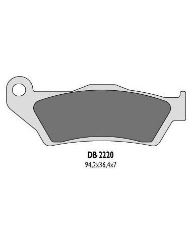 DELTA BRAKING KLOCKI HAMULCOWE KH181 PRZÓD BREMBO - ZASTĘPUJĄ DB2220MX-N ORAZ DB2220QD-N