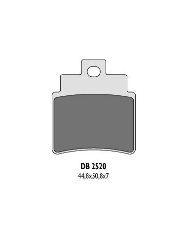 DELTA BRAKING KLOCKI HAMULCOWE KH355 KYMCO 250/300, SYM - ZASTĘPUJĄ DB2520QD-D