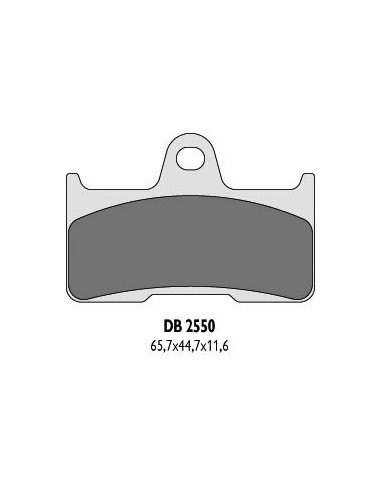 DELTA BRAKING KLOCKI HAMULCOWE KH344 YAMAHA YFM 660 02-08 TYŁ - ZASTĘPUJĄ DB2550MX-D ORAZ DB2550QD-D