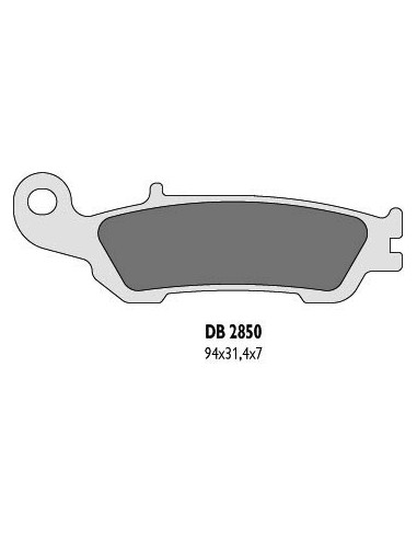 DELTA BRAKING KLOCKI HAMULCOWE KH450 PRZÓD YAMAHA YZ/YZF 08-16 - ZASTĘPUJĄ DB2850MX-D ORAZ DB2850QD-D