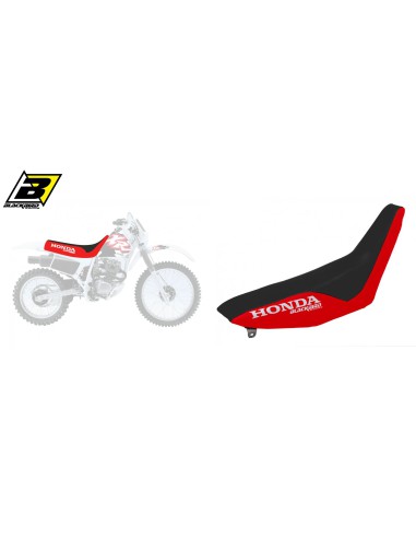 BLACKBIRD POKROWIEC / POSZYCIE NA SIEDZENIE HONDA XR 250/350 '88-'95, KOLOR CZERWONY+CZARNY, NAPIS HONDA