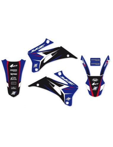 BLACKBIRD KOMPLET NAKLEJEK (OKLEIN) YAMAHA YZ 250/450F '06-'09 DREAM 4 KOLOR NIEBIESKI CZARNY