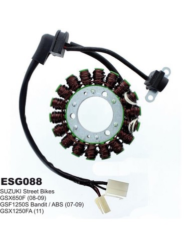 ELECTROSPORT UZWOJENIE ALTERNATORA (STATOR) SUZUKI GSF 650 '07-'08, GSF 1250 '07-'09, GSX 650F '08-'09, GSX 1250F '11 (Z