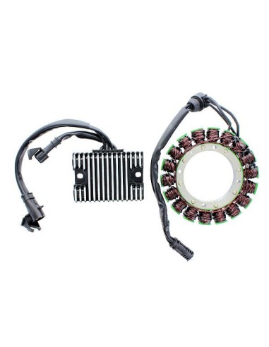 ELECTROSPORT UZWOJENIE ALTERNATORA (STATOR) HARLEY DAVIDSON XL SPORTSTER 883-1200 07-14 (3 FAZOWY + REGULATOR NAPIĘCIA ESR858 W