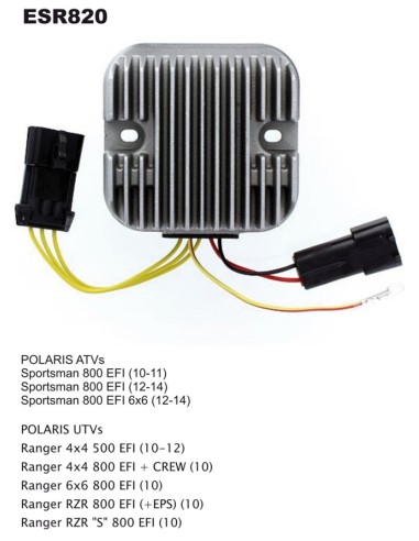 ELECTROSPORT REGULATOR NAPIĘCIA POLARIS SPORTSMAN 800 EFI 10-14, RANGER 500/800 EFI '10-'14