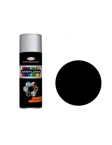 Wesco Akryl czarny matowy RAL9005 Spray 400ml