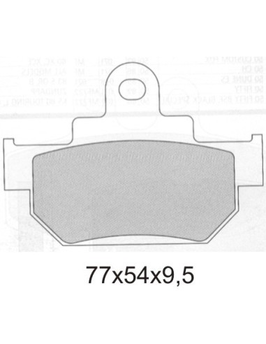 GALFER KLOCKI HAMULCOWE KH106/2 SPIEK METALICZNY (ZŁOTE) WYPRZEDAŻ (GRUBOŚĆ 9,5MM)