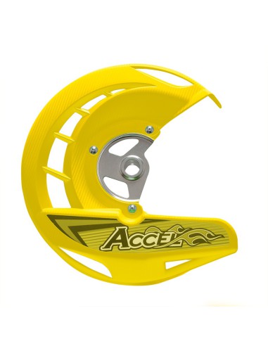 ACCEL OSŁONA TARCZY HAMULCOWEJ PRZÓD SUZUKI RMZ 250 '07-'16, RMZ450 '05-'16 KOLOR ŻÓŁTY (FDG-04YL) - PROMOCJA