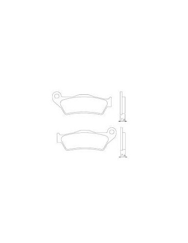 BRENTA KLOCKI HAMULCOWE KH181 SPIEK METALICZNY (ZŁOTE) BREMBO PRZÓD KTM (FT 4027)