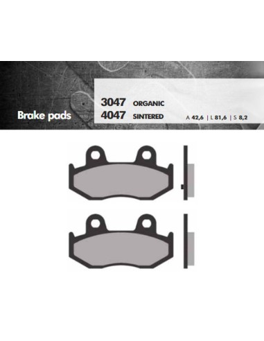 BRENTA KLOCKI HAMULCOWE KH411 SPIEK METALICZNY (ZŁOTE) BURGMAN (FT 4047)