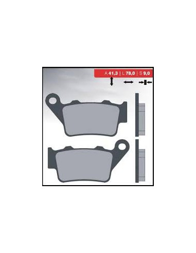 BRENTA KLOCKI HAMULCOWE KH208 SPIEK METALICZNY (ZŁOTE) (FT 4088)