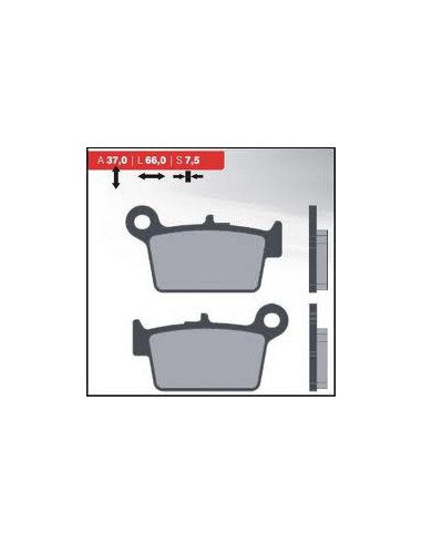 BRENTA KLOCKI HAMULCOWE KH367 SPIEK METALICZNY (ZŁOTE) (FT 4101)